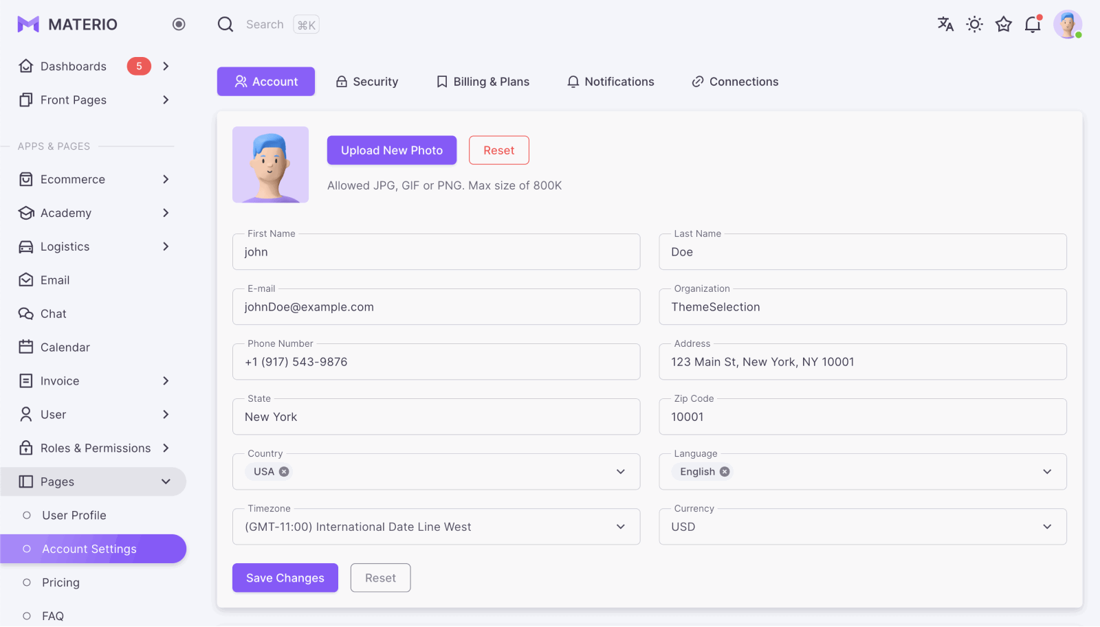 Materio - Figma UI Kit & Admin Dashboard Builder