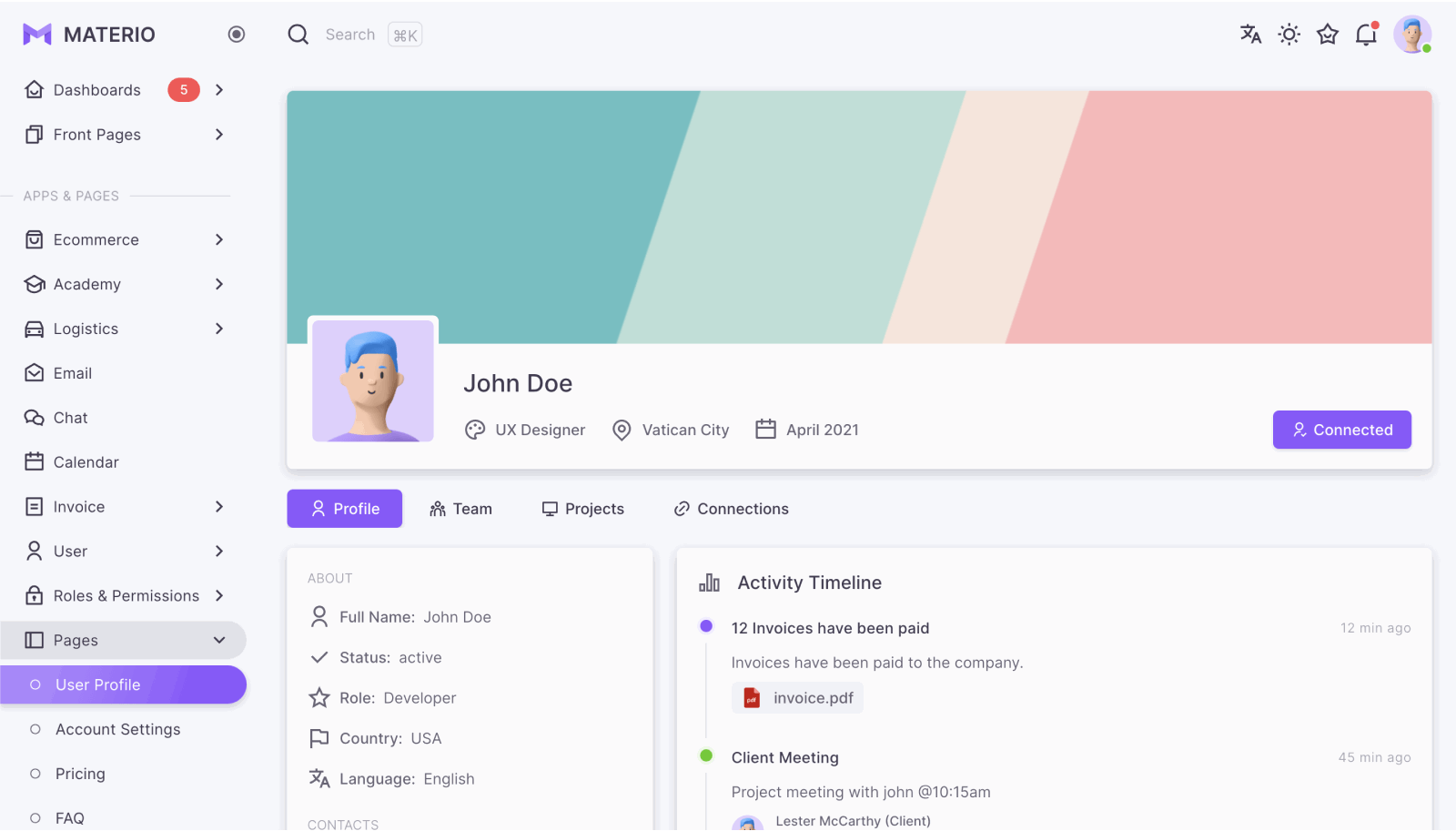 Materio - Figma UI Kit & Admin Dashboard Builder