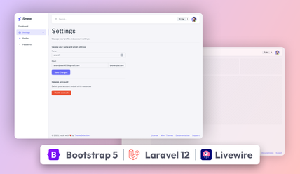 5+ Free Laravel Templates & Themes 2025
